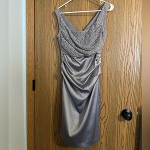 NWT: silver dress